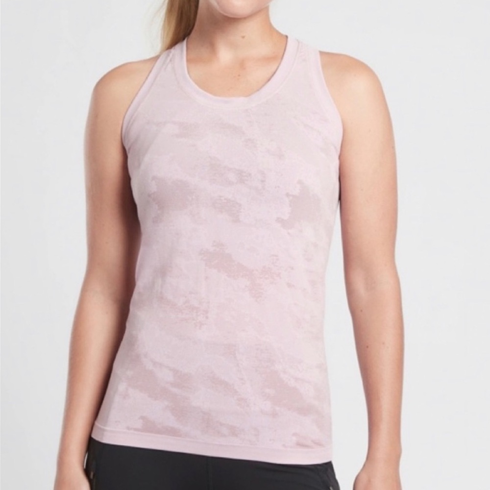 Athleta Momentum Pink Camo Tank XS